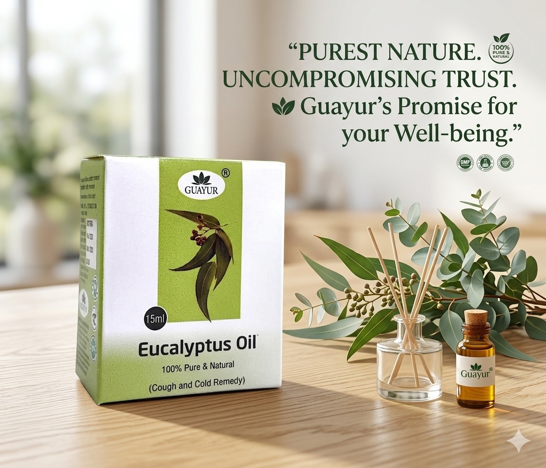 Eucalyptus Oil - 100% pure premium Ayurvedic eucalyptus essential oil